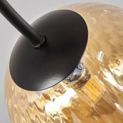 Lampes À Boules-hofstein Plafonnier - Verre Chehalis Ambre, 6 lumières