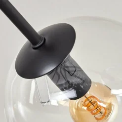 hofstein Plafonnier - Verre Gastor Clair, 7 lumières