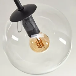 hofstein Plafonnier - Verre Gastor Clair, 5 lumières