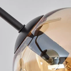 hofstein Plafonnier - Verre Gastor Ambre, 3 lumières