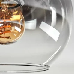 hofstein Plafonnier - Verre Koyoto Laiton, 1 lumière