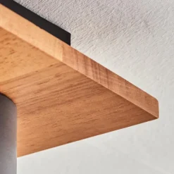 hofstein Plafonnier - Verre Koyoto Écru, Noir, 4 lumières