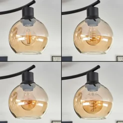 hofstein Plafonnier - Verre Koyoto Ambre, 4 lumières