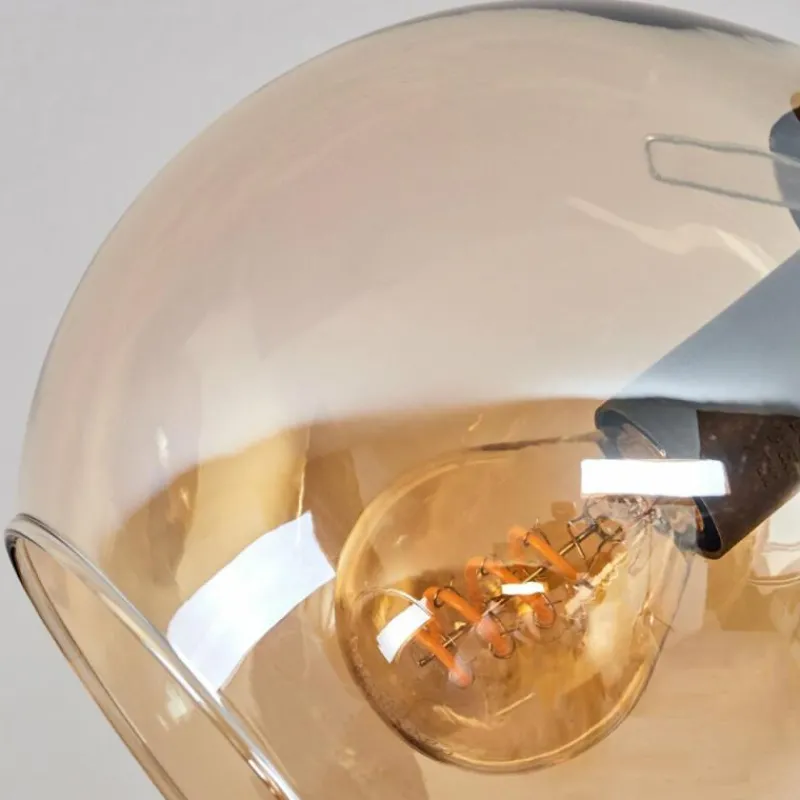 hofstein Plafonnier - Verre Koyoto Ambre, 3 lumières