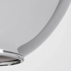 hofstein Plafonnier - Verre Koyoto Écru, Noir, 6 lumières