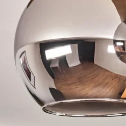 Luminaires Scandinaves-hofstein Plafonnier - Verre Montgomery Écru, Noir, 5 lumières