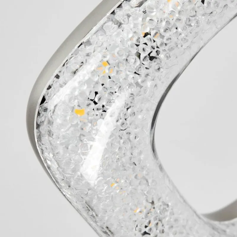 hofstein Plafonnier Villenauxe LED Chrome, Nickel mat, 1 lumière