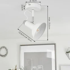 hofstein Plafonnier Vouzy Blanc, 1 lumière