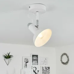 hofstein Plafonnier Vouzy Blanc, 1 lumière