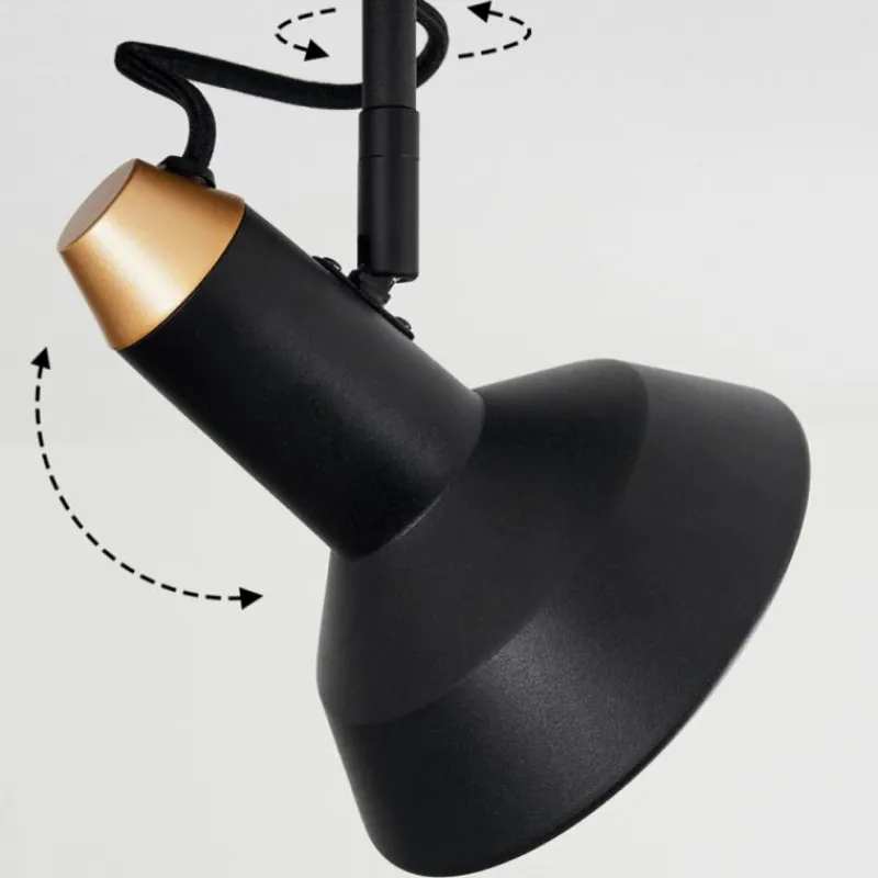 hofstein Plafonnier Vouzy Noir, 3 lumières