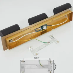 Lampes Dorées-hofstein Plafonnier Zuoz Or, 3 lumières