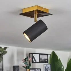 Lampes Dorées-hofstein Plafonnier Zuoz Or, 1 lumière