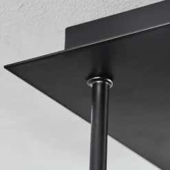 Suspension Verre Fumé-hofstein Plafonnier Abramo LED Noir, 5 lumières