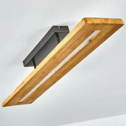 hofstein Plafonnier Adak LED Gris, 1 lumière