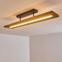 hofstein Plafonnier Adak LED Gris, 1 lumière
