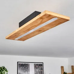 Luminaires Scandinaves-hofstein Plafonnier Adak LED Noir, 1 lumière