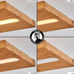 Luminaires Scandinaves-hofstein Plafonnier Adak LED Noir, 1 lumière