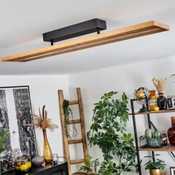 Luminaires Scandinaves-hofstein Plafonnier Adak LED Noir, 1 lumière