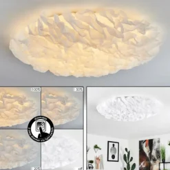 Lampes En Tissu-hofstein Plafonnier Adegoiva LED Blanc, 1 lumière