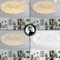 Lampes En Tissu-hofstein Plafonnier Adegoiva LED Blanc, 1 lumière