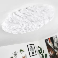 Lampes En Tissu-hofstein Plafonnier Adegoiva LED Blanc, 1 lumière