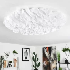 Lampes En Tissu-hofstein Plafonnier Adegoiva LED Blanc, 1 lumière