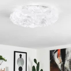 Lampes En Tissu-hofstein Plafonnier Adegoiva LED Blanc, 1 lumière