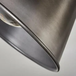 Lampes Industrielles-hofstein Plafonnier Aduard Bois foncé, Noir, 4 lumières