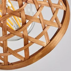 Style Boho-Chic-hofstein Plafonnier Aeschi Noir, 4 lumières