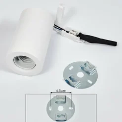 Lampes Vintages & Rétros-hofstein Plafonnier Agnano Blanc, 1 lumière