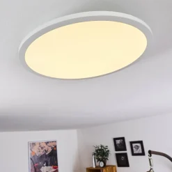 hofstein Plafonnier Ailik LED Blanc, 1 lumière, Télécommandes
