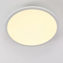 hofstein Plafonnier Ailik LED Blanc, 1 lumière, Télécommandes
