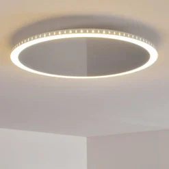 hofstein Plafonnier Aitrach LED Argenté, Blanc, 1 lumière
