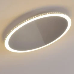 hofstein Plafonnier Aitrach LED Argenté, Blanc, 1 lumière