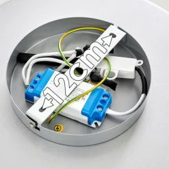 hofstein Plafonnier Aitrach LED Argenté, 1 lumière