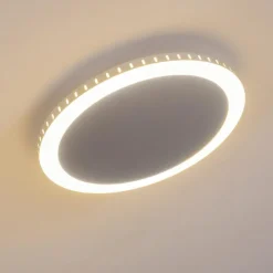 hofstein Plafonnier Aitrach LED Argenté, 1 lumière