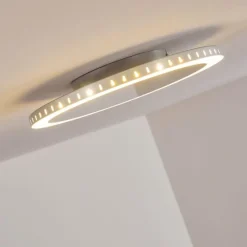 hofstein Plafonnier Aitrach LED Argenté, 1 lumière