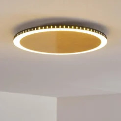 Lampes Dorées-hofstein Plafonnier Aitrach LED Or, Blanc, 1 lumière