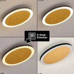 Lampes Dorées-hofstein Plafonnier Aitrach LED Or, 1 lumière