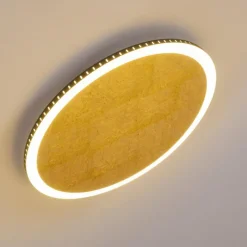 Lampes Dorées-hofstein Plafonnier Aitrach LED Or, 1 lumière