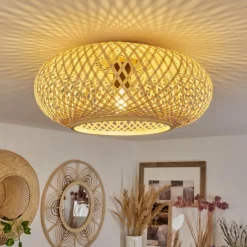 Luminaires Orientaux-hofstein Plafonnier Alavi Noir, 1 lumière