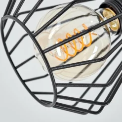 Lampes Industrielles-hofstein Plafonnier Albreda Noir, 2 lumières