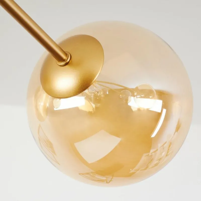 hofstein Plafonnier Alden Laiton, 8 lumières