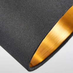 Lampes En Tissu-hofstein Plafonnier Alsen Noir, 3 lumières