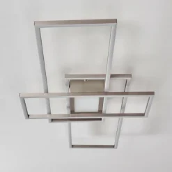 hofstein Plafonnier Alsterbro LED Nickel mat, 1 lumière, Télécommandes