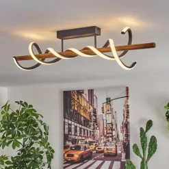 hofstein Plafonnier Alvarim LED Écru, Noir, 1 lumière