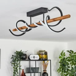 hofstein Plafonnier Alvarim LED Écru, Noir, 1 lumière