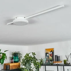 hofstein Plafonnier Amdal LED Blanc, 2 lumières