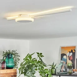hofstein Plafonnier Amdal LED Blanc, 2 lumières