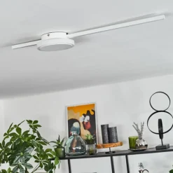 hofstein Plafonnier Amdal LED Blanc, 2 lumières